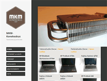 Tablet Screenshot of mkm-konekeskus.com